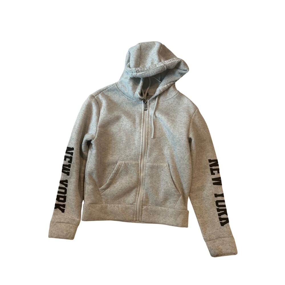 Angel Cult New York Full Zip Up Hoodie Womans XS